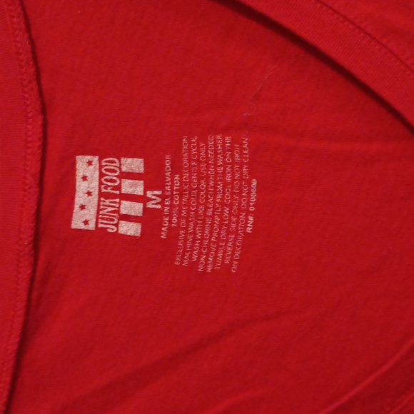 Junk Food Woman's Patriots football shirt M - Picture 2 of 2